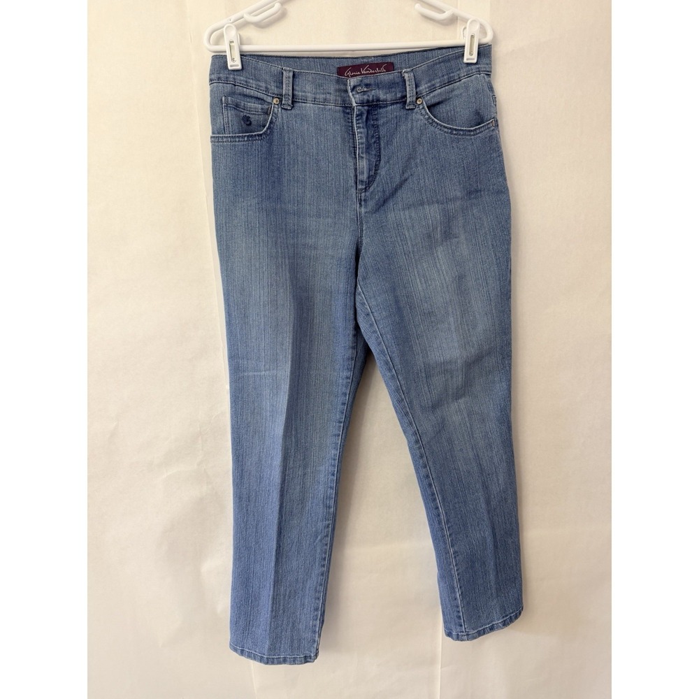 Gloria Vanderbilt Women's Jeans Size 8 Blue Straight Leg